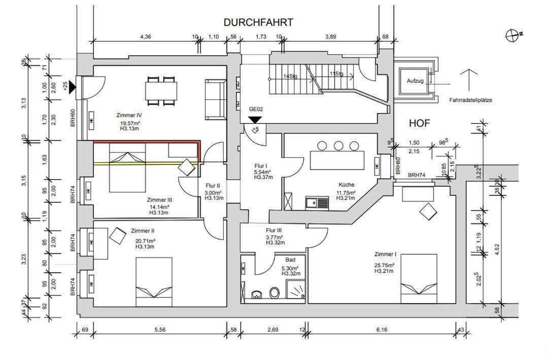 4-Zi Urban Design 120M² Brandnew 200Mbit Apartment Berlin Luaran gambar